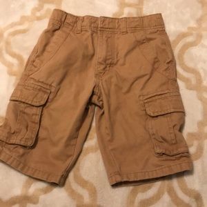 Tan cargo shorts
